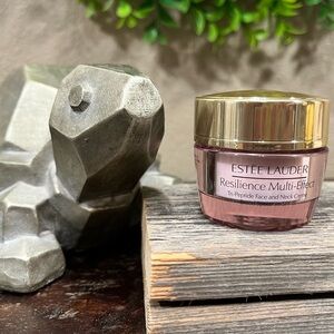 NWT ESTEE LAUDER RESILIENCE MULTI-EFFECT TRI-PEPTIDE FACE/NECK CRÈME- .5OZ JAR